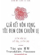 Giả Kết Hôn Xong Tôi Đem Con Chuồn Lẹ